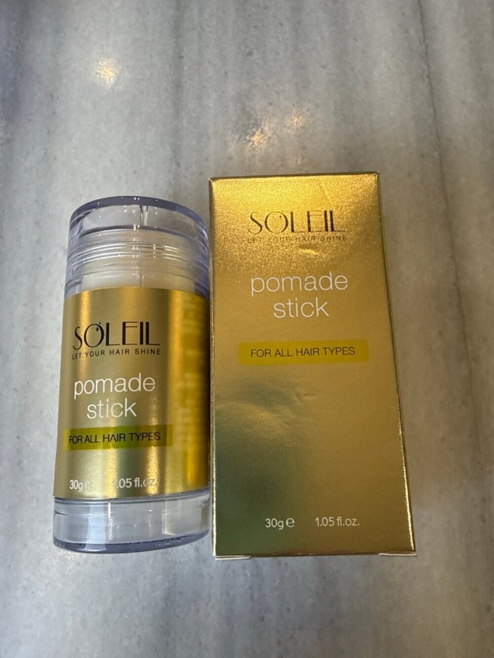 Brand new Soleil Pomade Stick, 30g / 1.05 oz.